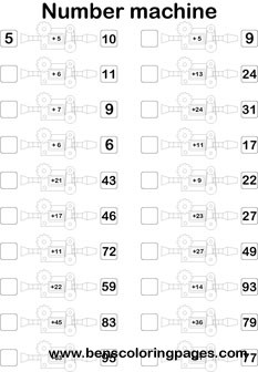 adding number machine printout