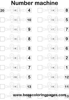 dividing number machine printout