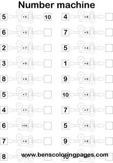 addition number machine printout