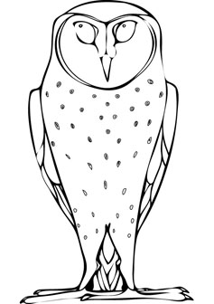 Barn owl printable