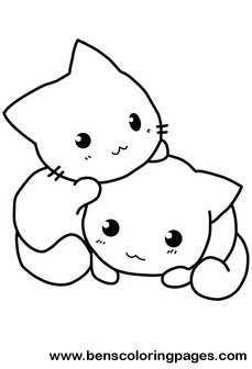 cat coloring pages