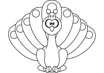 peacock printable