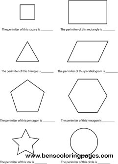 perimeter coloring handout
