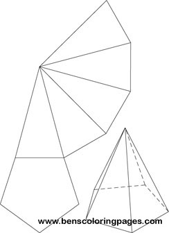 pentagonal pyramid net handout