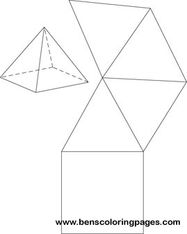 square pyramid net handout