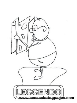 leggendo educational flashcards