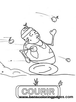 courir educational flashcard