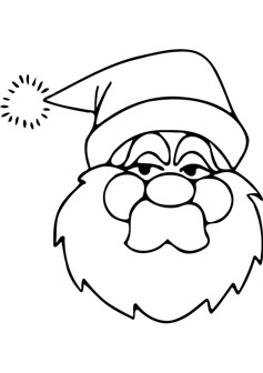 Santa online coloring pages