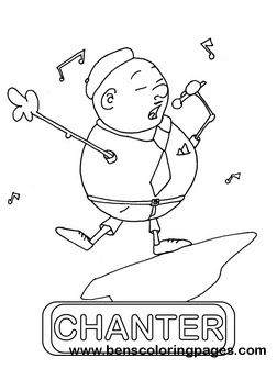 chanter educational flashcard