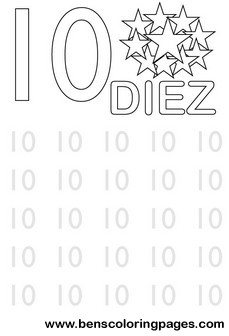 learning numbers ten