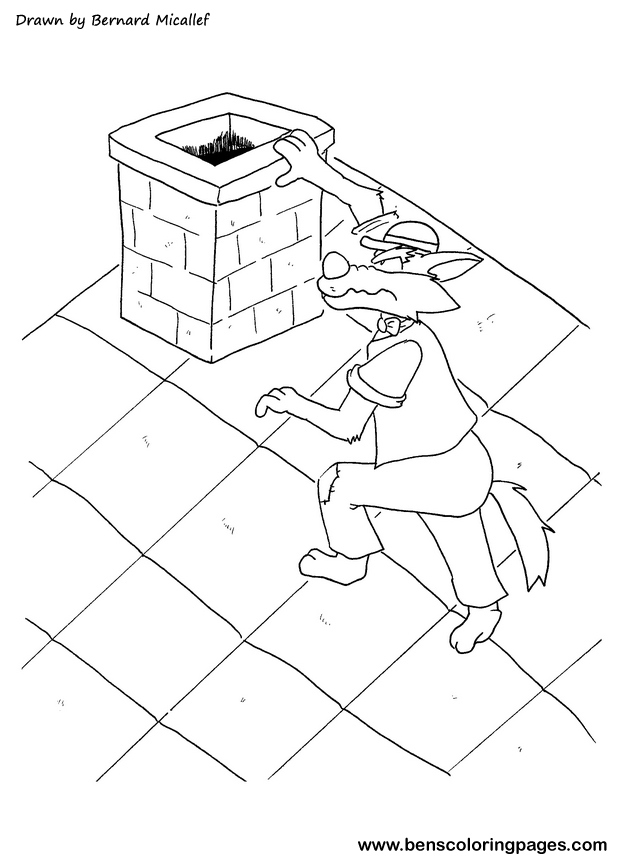 three little pigs drawing book