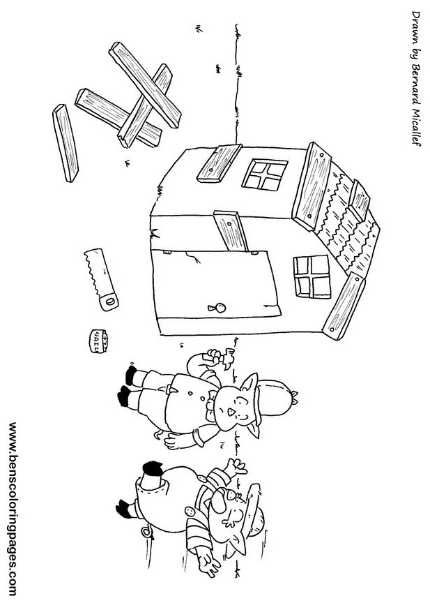 wolf and the three little pigs