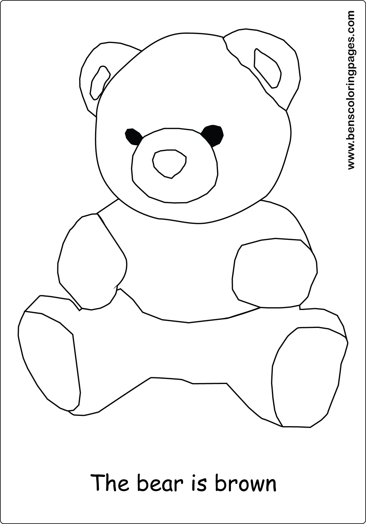 Learning The Colour Brown For Kids Page