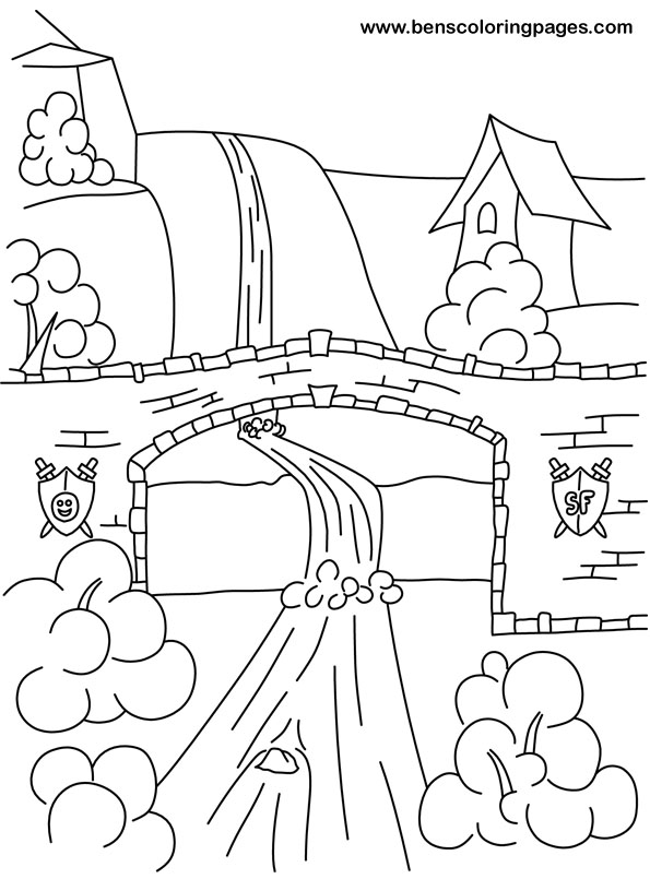 fairy river landscape