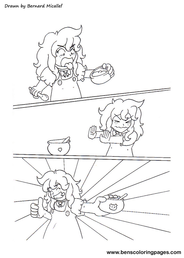 Goldilocks Puppet Coloring Pages Coloring Pages