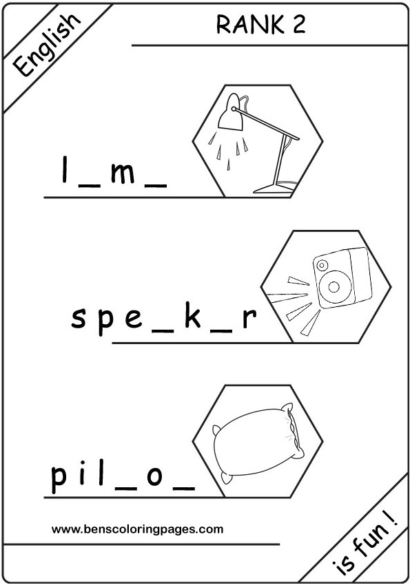 vocabulary for english