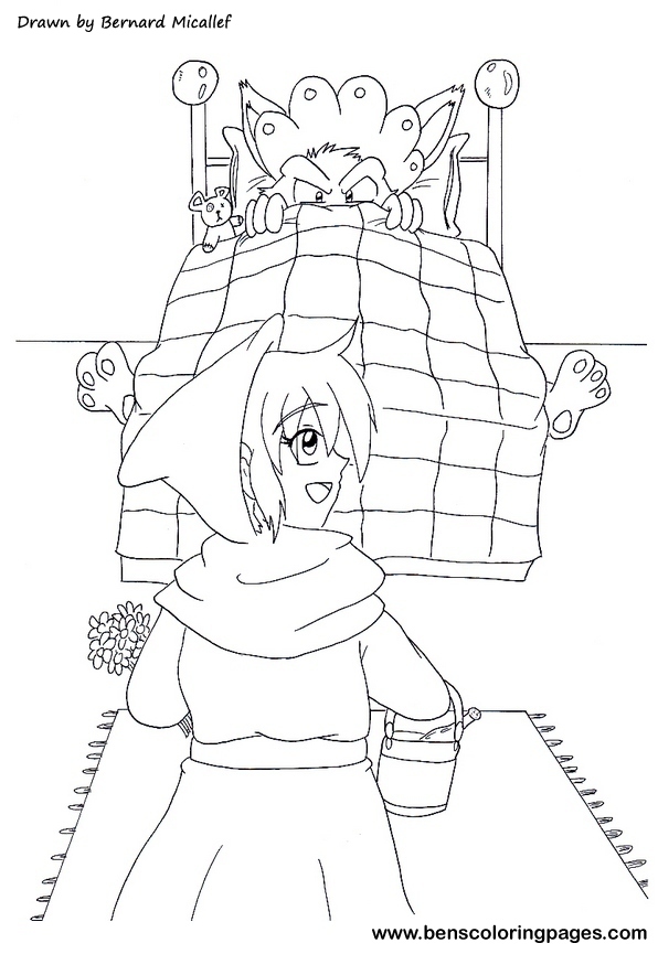 free red riding hood pictures for kids