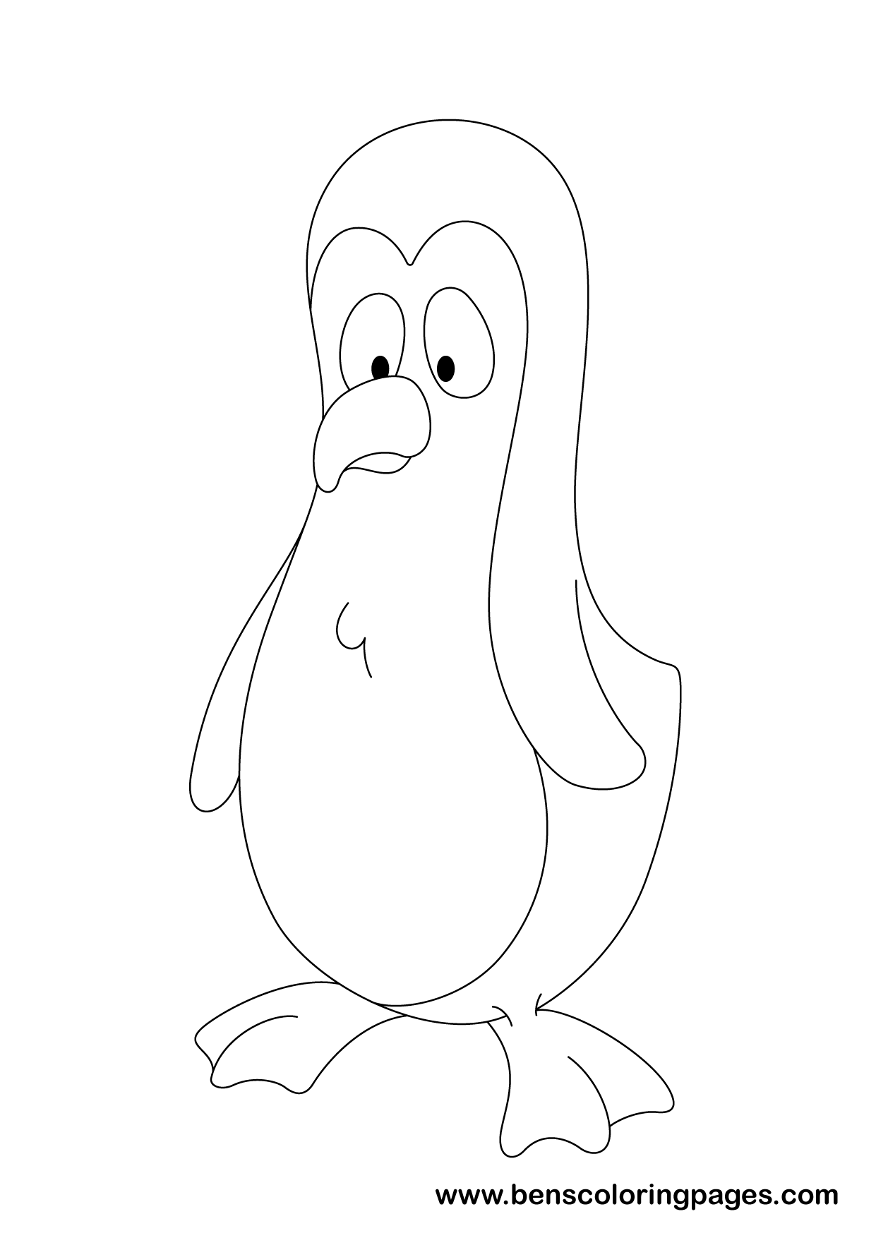 penguin drawing design