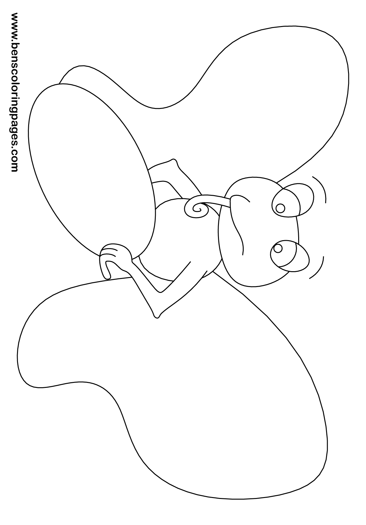 coloring page of a butterfly