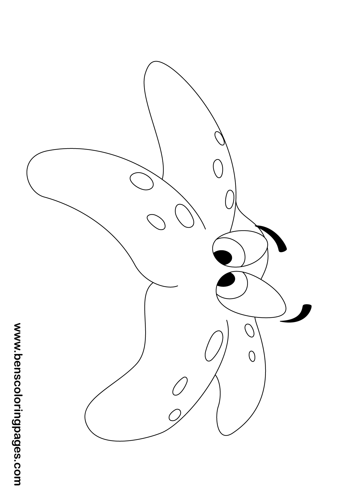 starfish coloring design