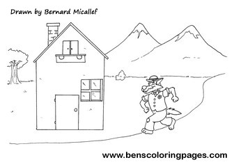 three pigs building a house