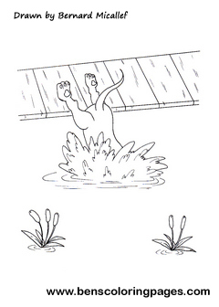 download free coloring book dog and shadow