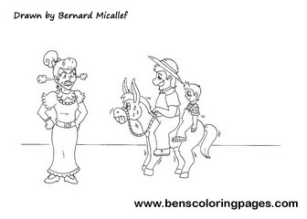 man boy donkey kids activity