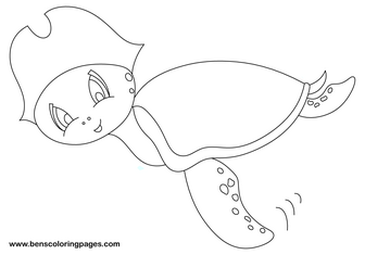 coloring pages turtle