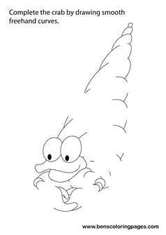 coloring pages crab