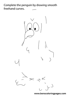 coloring pages penguin