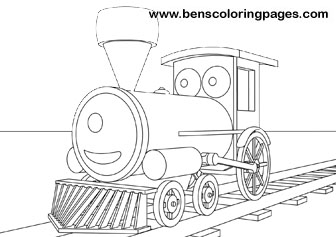 color the number train
