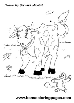 ginger bread man coloring story