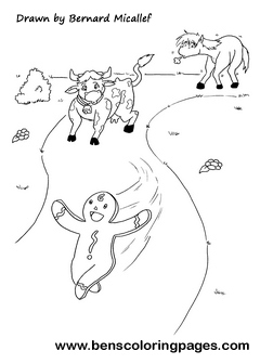 ginger bread man shape