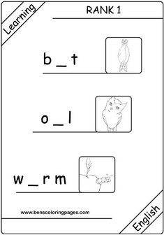 learning english worksheet