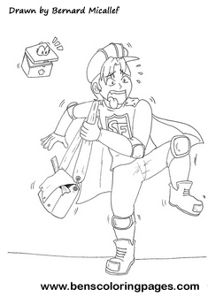 School bag messenger type back pain