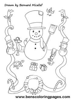 picture of snowman